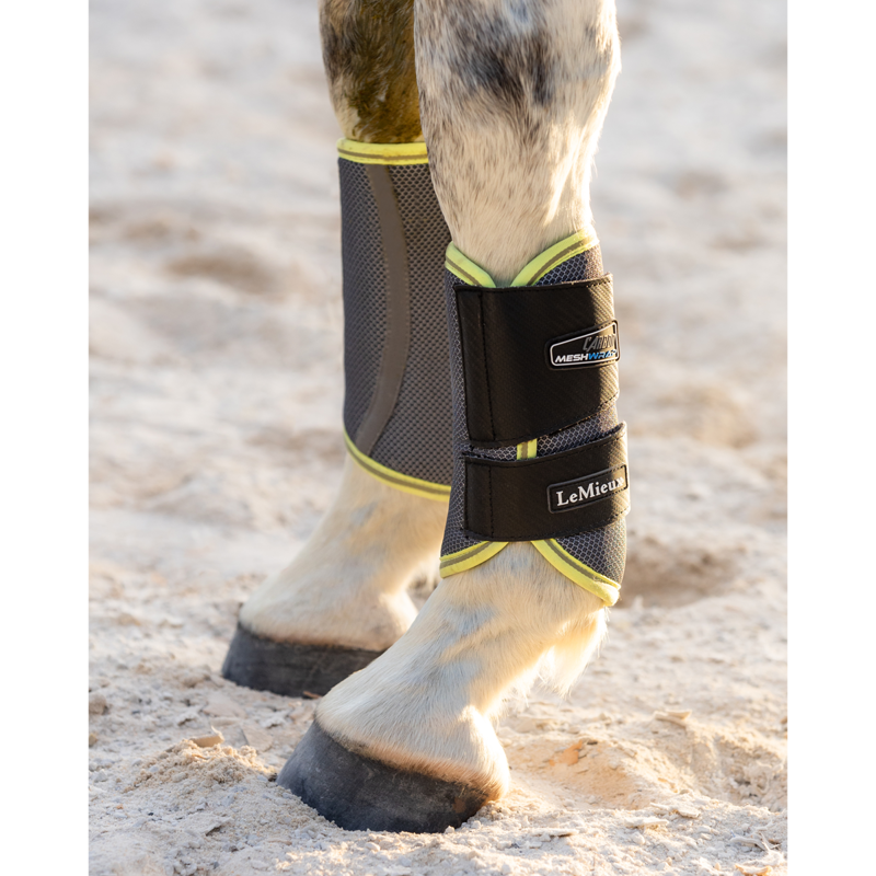 LeMieux Carbon Mesh Wrap Boots - Kiwi-6